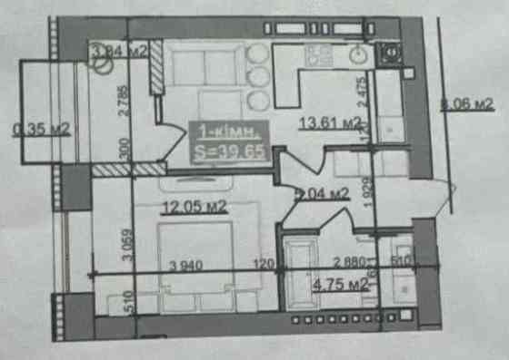 Продається 1-кімнатна квартира в ЖК "Паркове Містечко" (7 черга) Івано-Франківськ