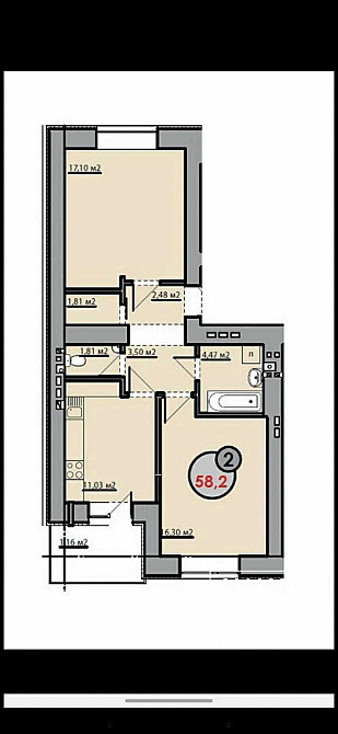 2к квартира! Каскад. Частковий ремонт. Івано-Франківськ - зображення 8