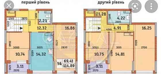 Урлівський 1, Пент-хаус, видова на Дніпро, 5 кімнат Киев