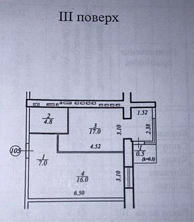 Продам 1к. квартиру, 45.3м2, Слобожанське, ЖК Дніпровська Брама 2 Слобожанське - зображення 4