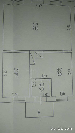 Продам 2-х кімнатну квартиру 39м² Собковка - изображение 1