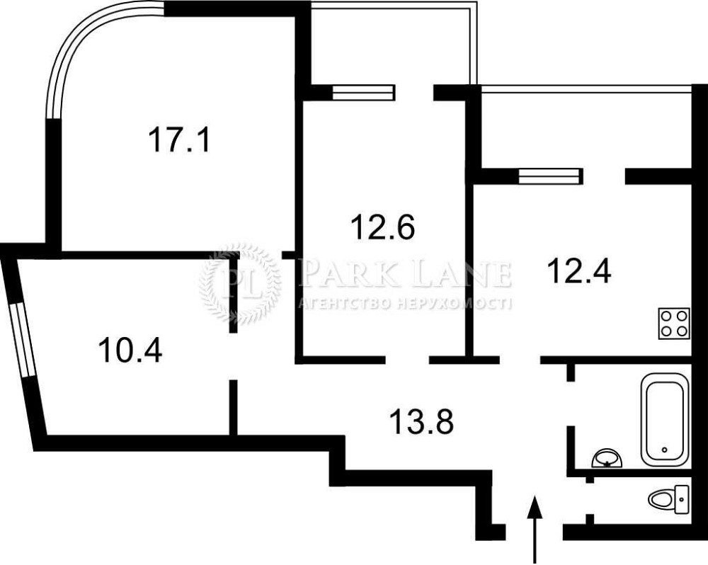 3-кім.вул.Каховська,58 Микільська Слобідка М. Лівобережна ЖККаховський Киев - изображение 2