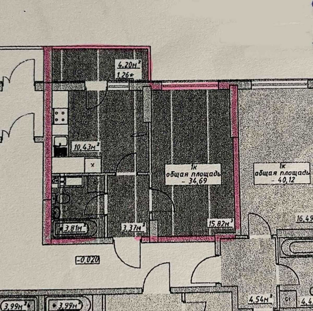Однокомнатная квартира, ЖК Одесские традиции Одеса - зображення 4