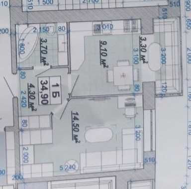 Дешево, Центр, 1к Квартира в ЖК Княгинен Івано-Франківськ - зображення 2