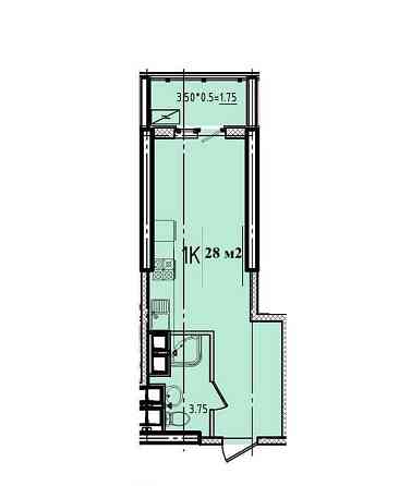 Квартира-студія в Аркадії  Розтермінування Перший внесок від 8500 у.о Одеса