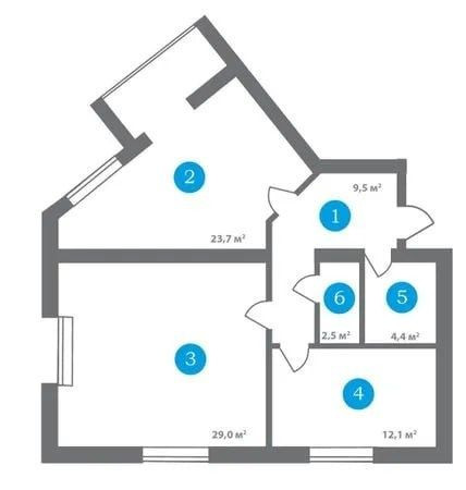2к квартира 83 м² в новобудові м. Ірпінь Забучье - изображение 1