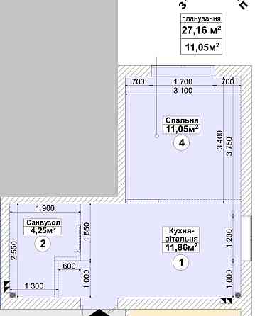 Однокімнатна, Святопетрівське, ГАЗ, РОЗТЕРМІНУВАННЯ, Власна територія Святопетрівське (Києво-Свят.р-н)
