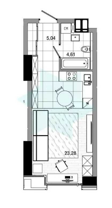 Продам 1к ЖК MAYAK Сичеславская Набережная Вид на р Днепр Дніпро - зображення 5