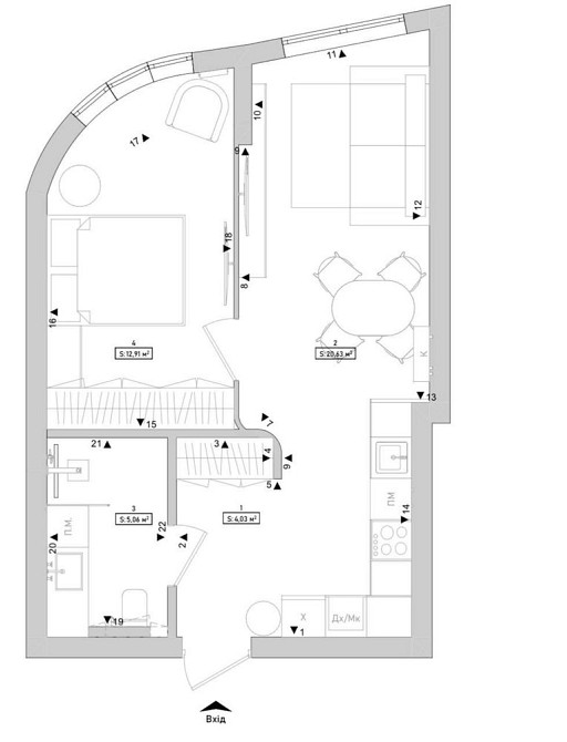 Дизайнерський ремонт! 1кім кв.43м,Парус Сіті/Преміум,Кульпарківська Львов - изображение 4