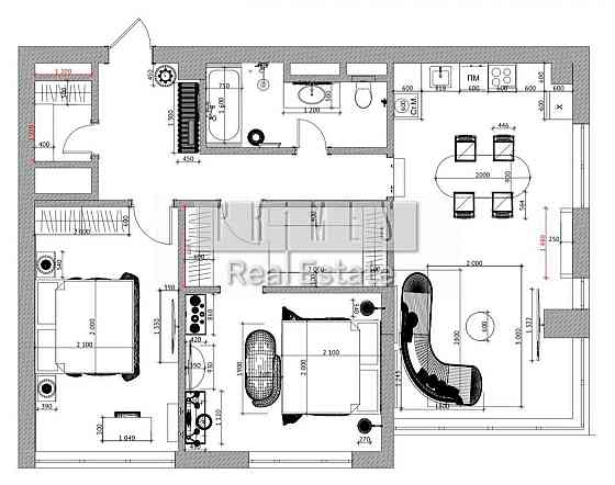 Драгомирова, Новопечерські липки, 88м3, Новий ремонт, дві спальні. Киев