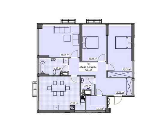 ‼️963$/м2 Трехкомнатная квартира 105 м2 без ремонта возле моря Аркадия Одеса