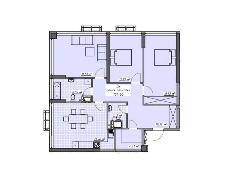‼️963$/м2 Трехкомнатная квартира 105 м2 без ремонта возле моря Аркадия Одесса - изображение 2