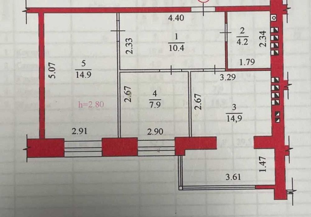 Продам 2к квартиру c ремонтом, ЖК Семейный, Подстанция, Дафи Днепр - изображение 5