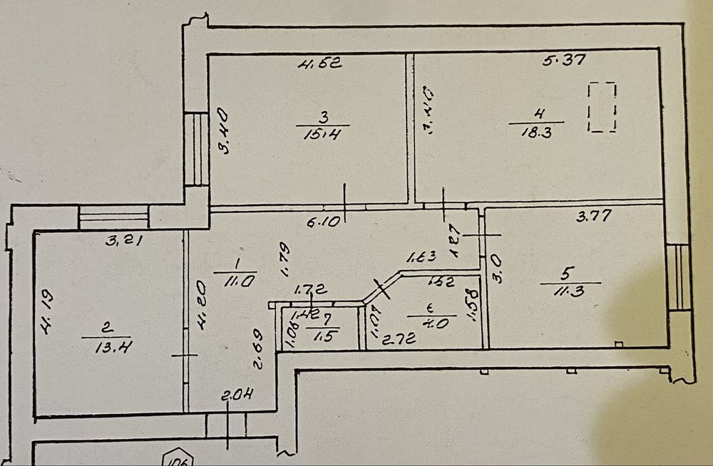 ЦЕНТР! Продається видова 3к квартира з меблями та технікою. Папери 3+ Івано-Франківськ - зображення 3