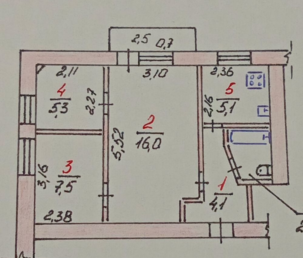 Продаю 2 квартиру Ютз Южная Николаев - изображение 8