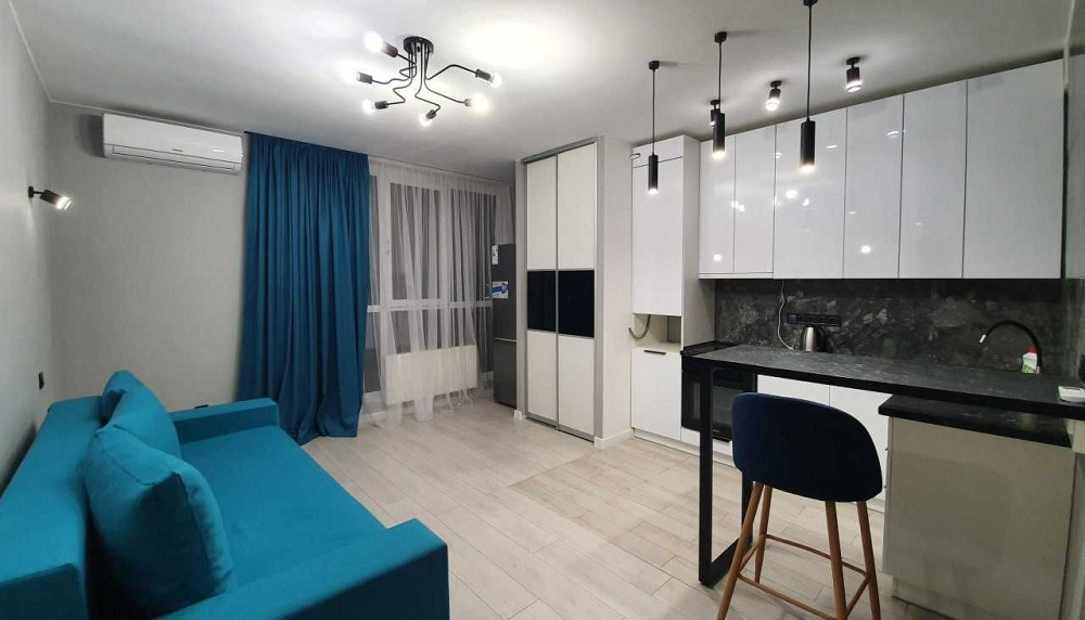 Без% / Оренда стильної студії біля метро Славутич / Позняки ЖК Ривьера Киев - изображение 2