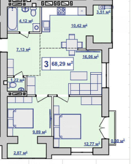 Трикімнатна квартира в комплексі на здачі без посередників Івано-Франківськ - зображення 6