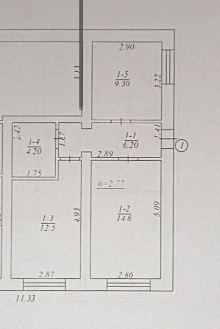 Двухкомнатная + собственный дворик+ паркоместо! Частичный ремонт! Гостомель - зображення 7