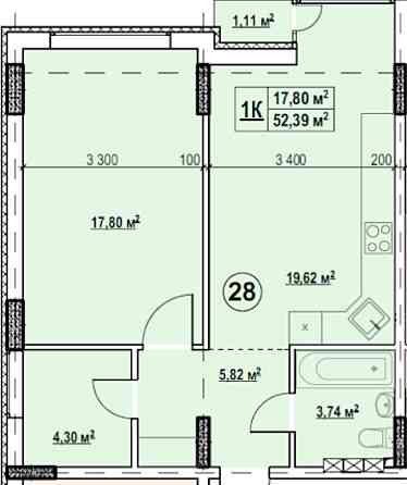 Однокімнатна квартира біля метро. Дарницький район. Київ