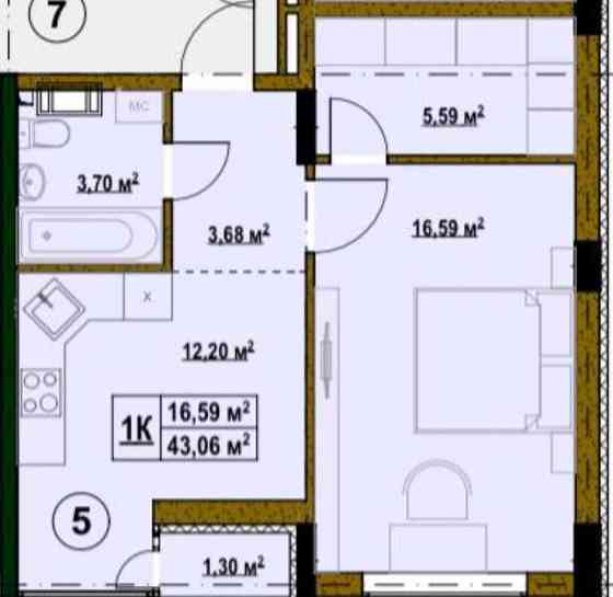 Новий проект малоповер. житла в Дарницькому районі, поруч парк, метро. Київ