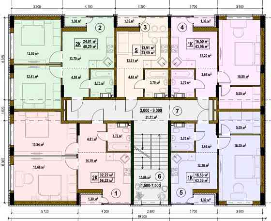 Новий проект малоповер. житла в Дарницькому районі, поруч парк, метро. Київ