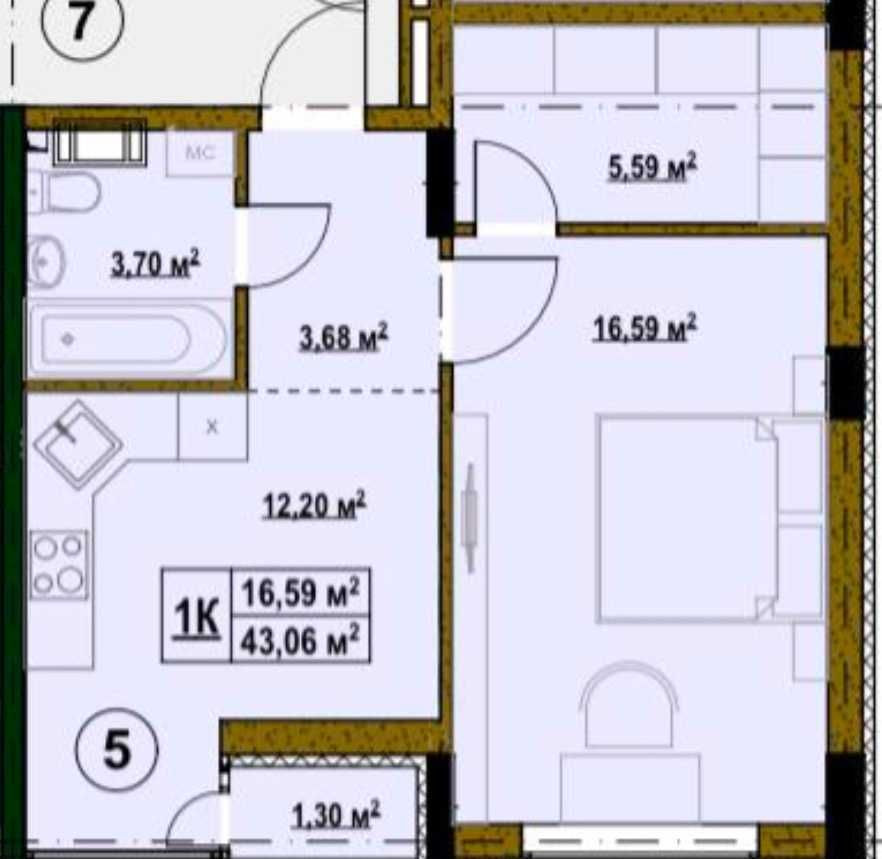 Новий проект малоповер. житла в Дарницькому районі, поруч парк, метро. Київ - зображення 1