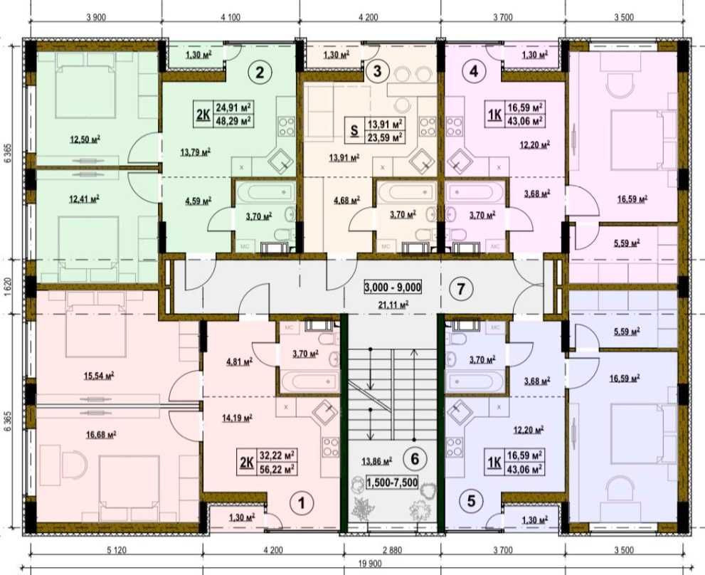 Новий проект малоповер. житла в Дарницькому районі, поруч парк, метро. Київ - зображення 2