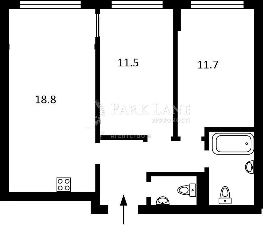 2 кімн кв в ЖК Варшавський 3 Варшавський Плюс Варшавський Мікрорайон Київ - зображення 3