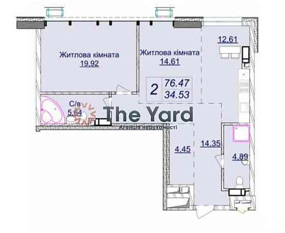 Продаж 2к квартири в ЖК Новопечерські Липки 7 черга Київ