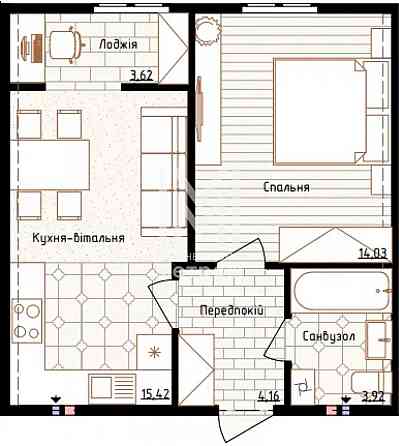 Топ ціна! Переуступка! 1-к 41м2 ЖК Нова Англія Ноттінгем Киев