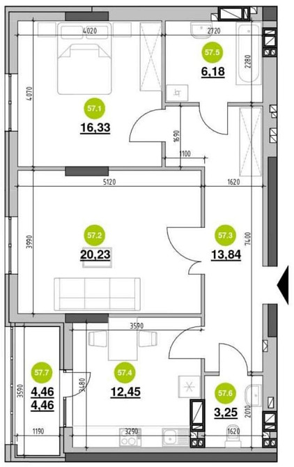 Продаж 2 кімнатної квартири в ЖК Ріел Сіті(дешевше ніж в забудовника) Львів - зображення 2