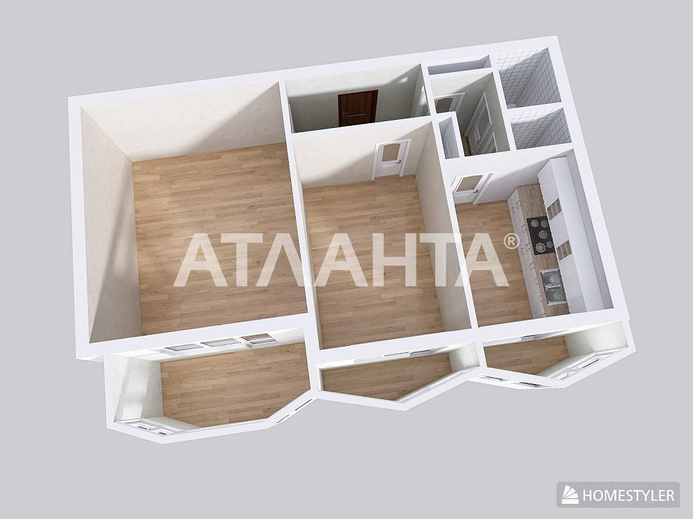 2х комн. в отличном состоянии. "сотовый" проект Одеса - зображення 3