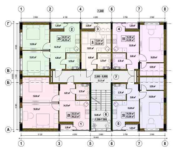 Двокімнатна квартира - прекрасна пропозиція від забудовника! Без % Київ