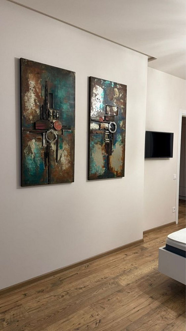 Кухня-студия и спальня с гардеробной •мебель и техника ЖК Романовский Одеса - зображення 6