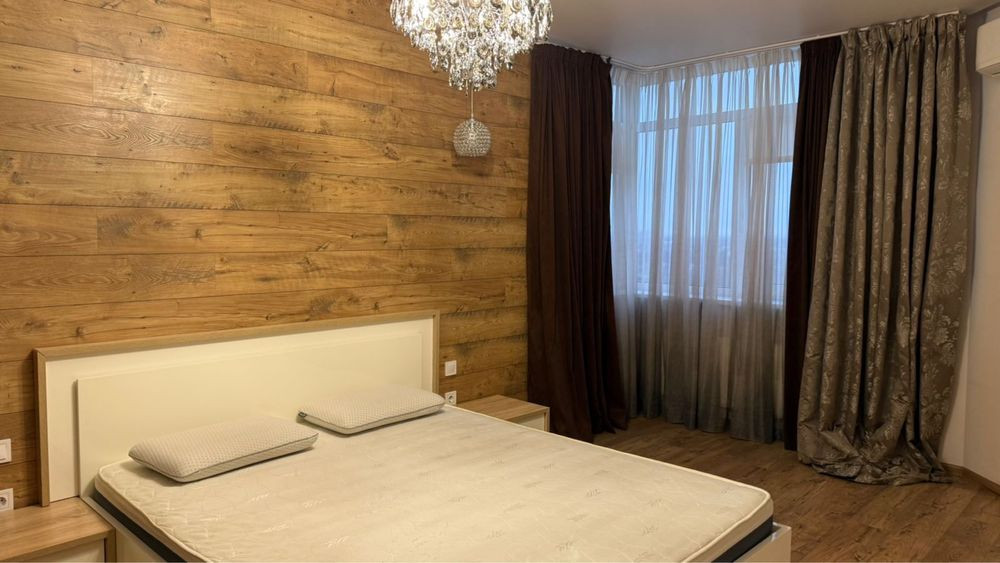 Кухня-студия и спальня с гардеробной •мебель и техника ЖК Романовский Одеса - зображення 2