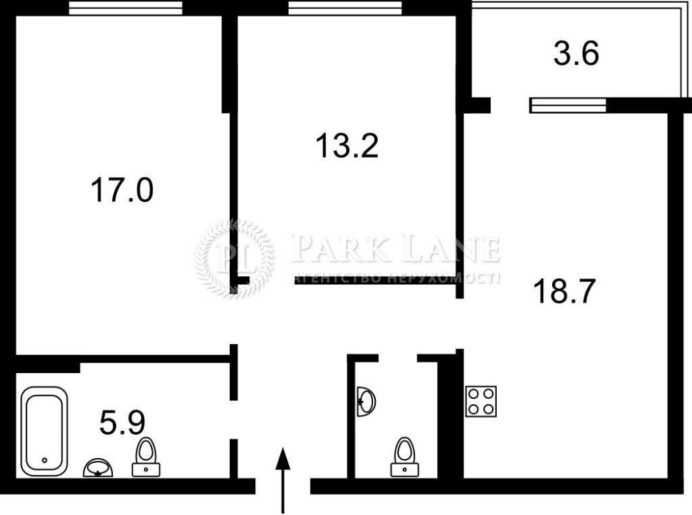 2 кімн кв в ЖК OK’Land Окленд SKY AVENUE Кадетський Гай Медовий Киев - изображение 7