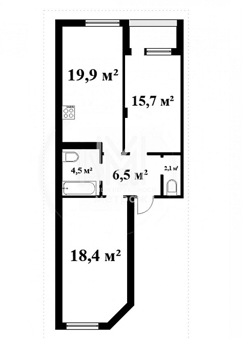 ПРОСТОРА! 2-к квартира в ЖК Республіка / ЖК Respublika! Київ - зображення 2