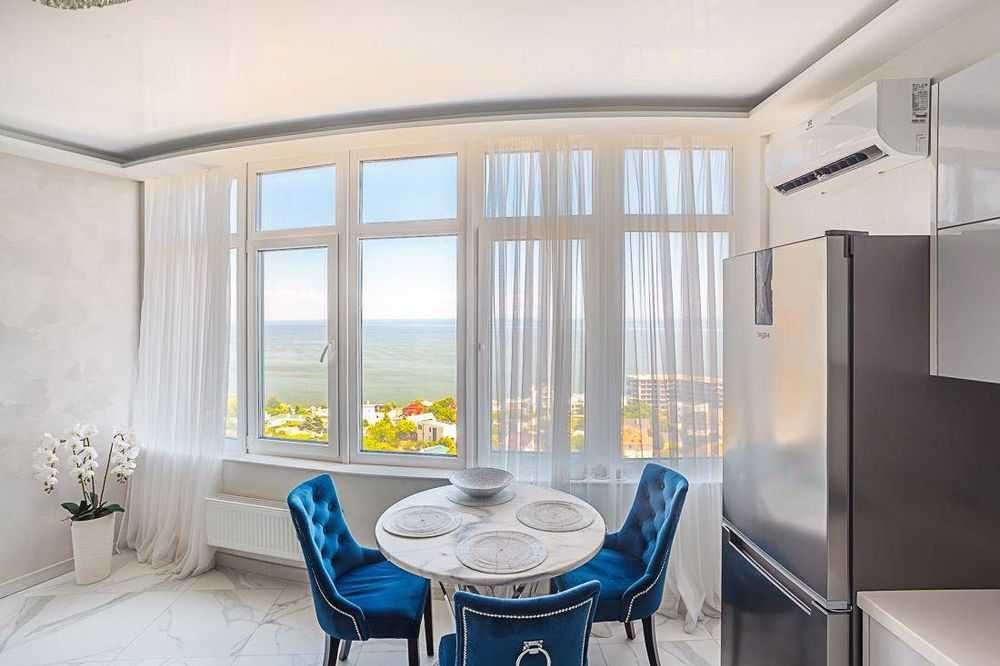 ПАНОРАМА МОРЯ. 1 комн -50 метров. Ремонт. Мебель. Аркадия. ул Каманина Одеса - зображення 2