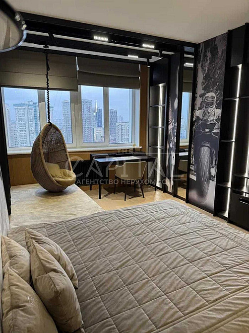 Оренда 4 кімнатної дизайнерської просторої квартири в ЖК “Смарагдовий” Киев - изображение 7