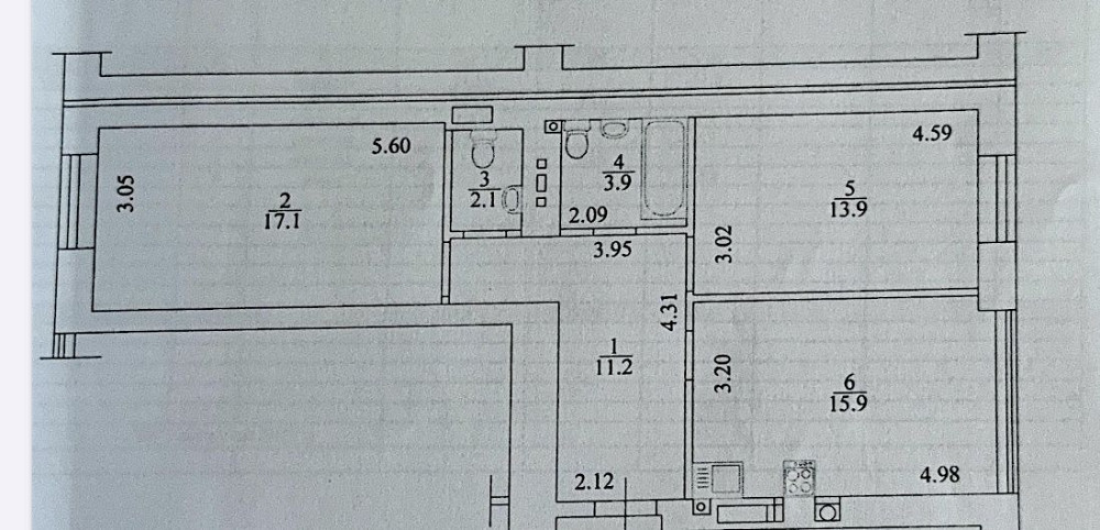 Продам 2к квартиру з виходом у парк. Газове. Є-оселя Ирпень - изображение 4