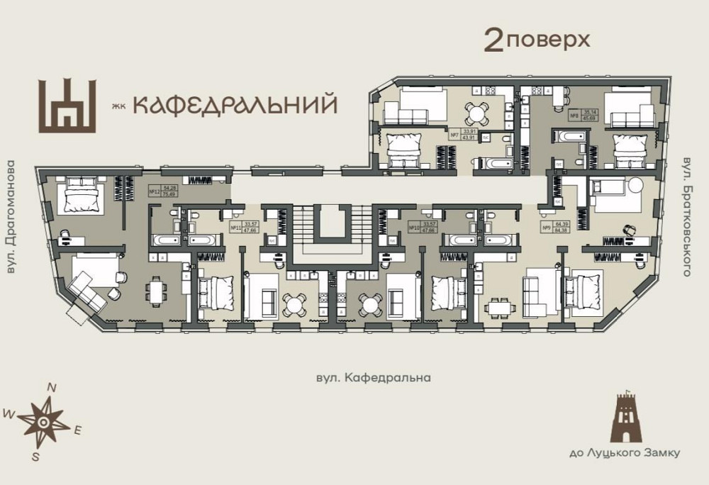 ЖК Кафедральний , центр, євродвійка! Луцк - изображение 4