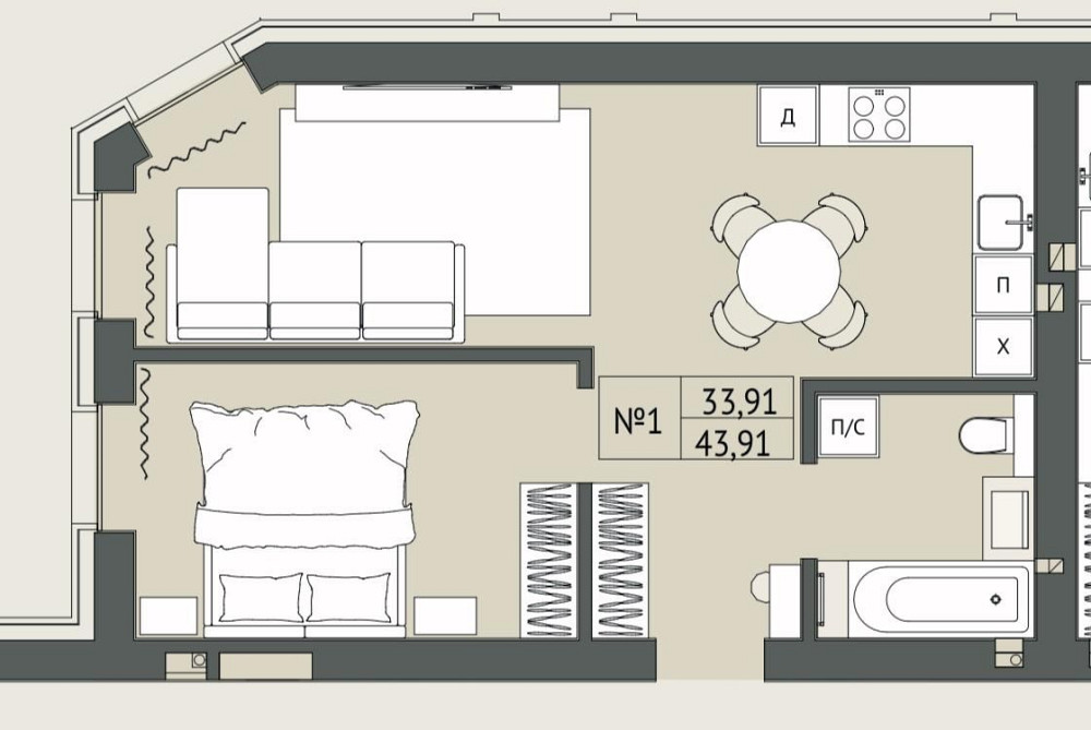ЖК Кафедральний , центр, євродвійка! Луцк - изображение 7