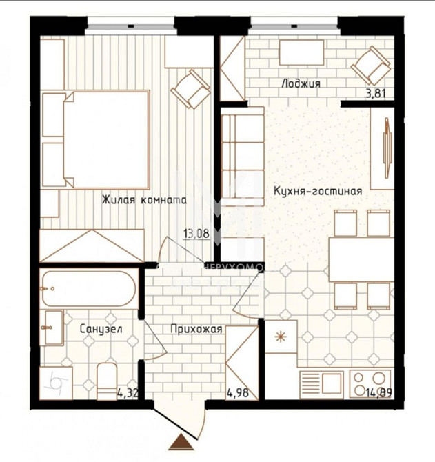 Однокімнатна квартира 41м2! ЖК Нова Англія Лінкольн Kyiv - photo 2