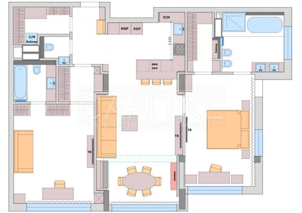 Терміново! ЖК НОВОПЕЧЕРСЬКІ ЛИПКИ 2 окремі спальні! Ідеально для сім'ї Киев - изображение 5
