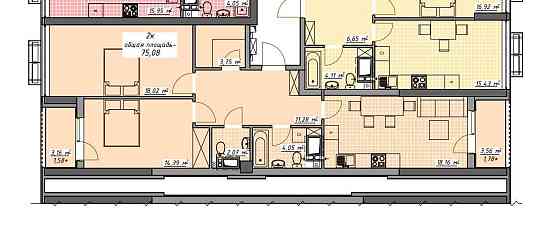 2х ком 75 м2 Генуэзская/ЖК Атмосфера/парк Победы/Аркадия Одеса