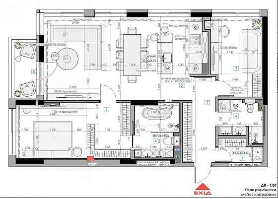 Оренда квартири 106м2 ЖК Тетрис Холл (Tetris Hall, Федорова 2а) Київ