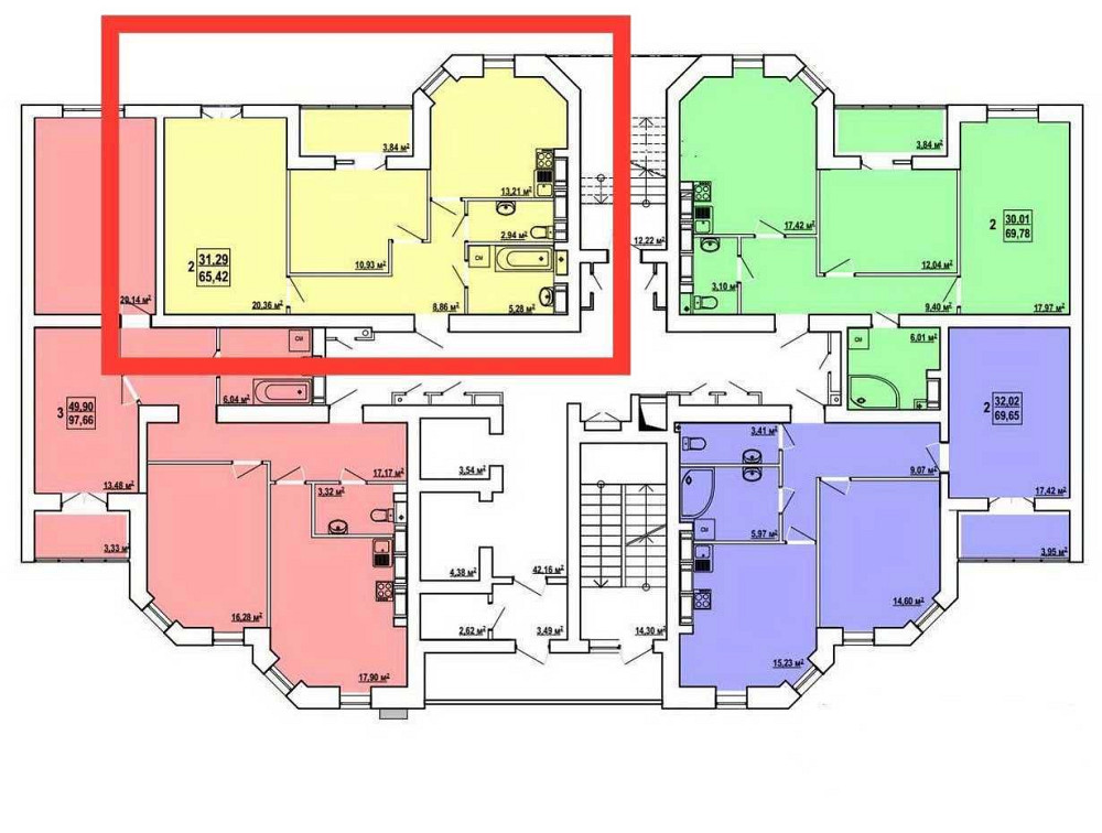 СРОЧНО Продам 2 комн. квартиру 66м2 ЖК Сокольники, ДОКУМЕНТЫ ЦЕНТР AB Харків - зображення 1