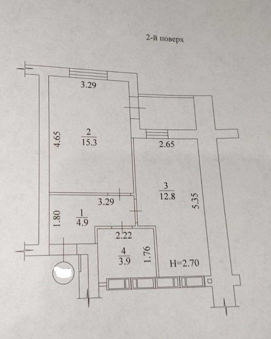 ЖК Гидропарк, Продам 1 ком квартиру пл 39.9м2, этаж 2й! Дом Обжит! A Харків - зображення 2