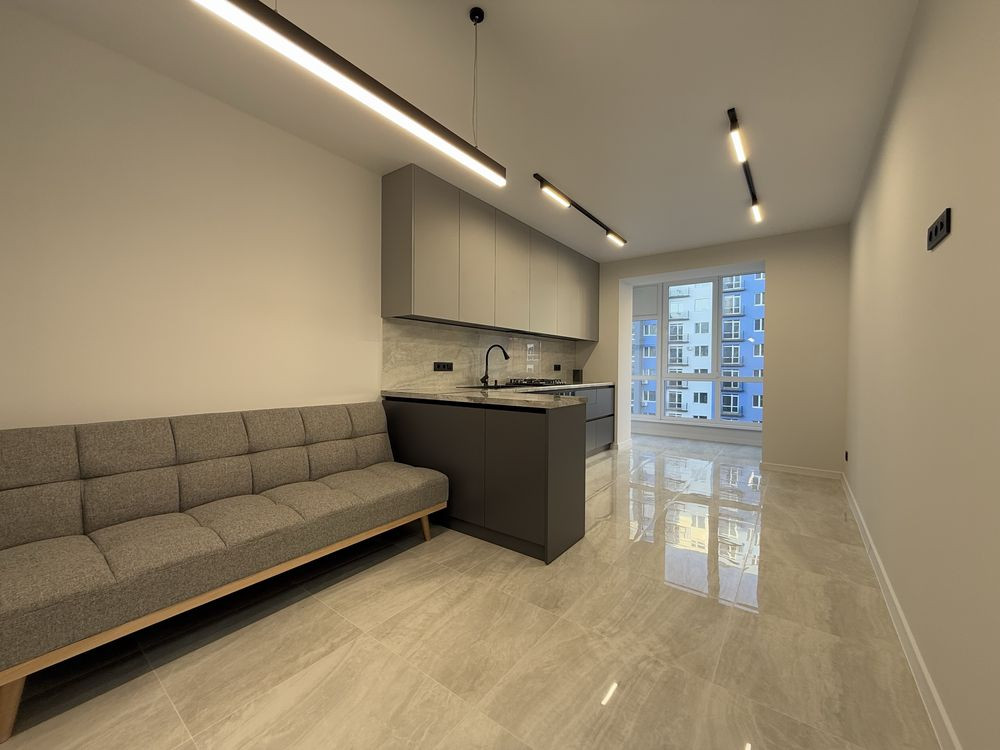 Терміново! Двокімнатна з кухнею-студією з ремонтом в ЖК Княгинин! 7пов Івано-Франківськ - зображення 1