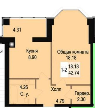 Продам квартиру під ремонт 43м2 в зданому будинку ДК Сфера Софіївська Борщагівка - зображення 3